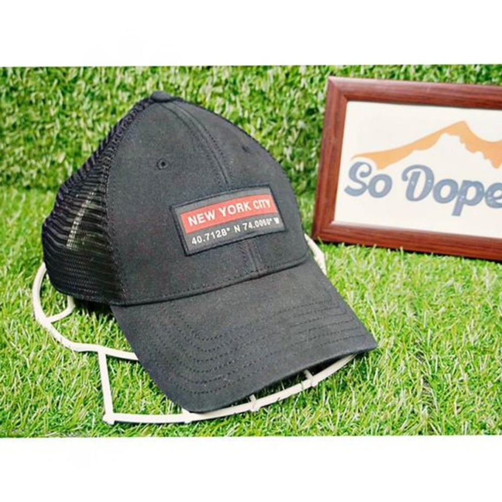 Black New York City Cap